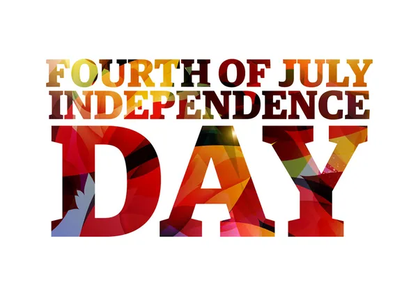 États-Unis d'Amérique - Jour de l'indépendance — Image vectorielle