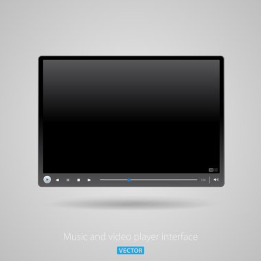 müzik ve video oyuncu arayüzü