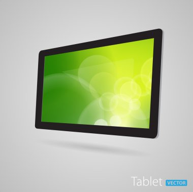 Digital pad - tablet clipart