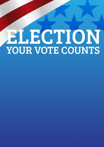 選挙 - 投票カウント — ストックベクタ