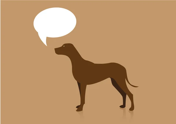 Pies mowy — Wektor stockowy
