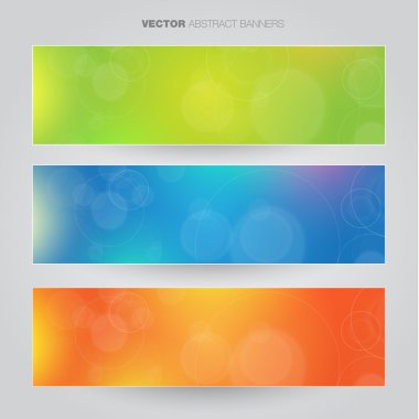 Abstract banner clipart