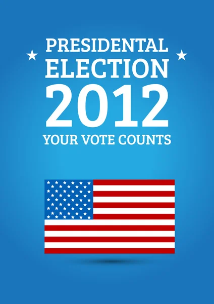 Präsidentschaftswahl 2012 — Stockvektor