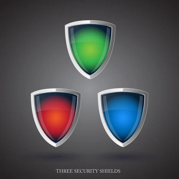 stock vector Guardian shields