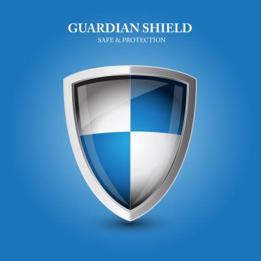 Guardian shield - safe and protection clipart