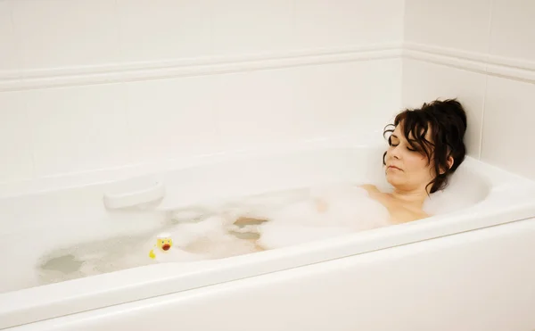 Tiempo de baño con pato —  Fotos de Stock