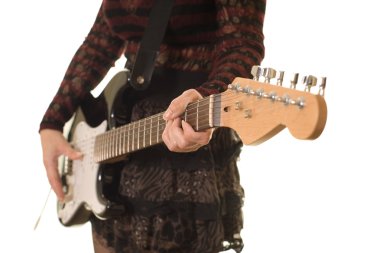 Close up of guitar clipart