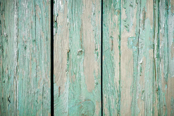 Gamla staket med peeling paint — Stockfoto