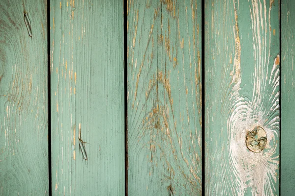 As tábuas velhas com pintura de descascamento — Fotografia de Stock