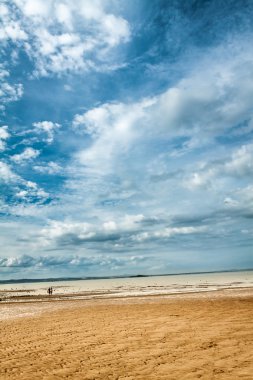 Portobello beach near Edinburgh, Scotland clipart