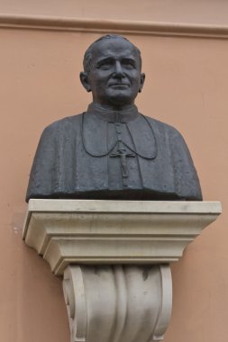 Bust of John Paul II clipart