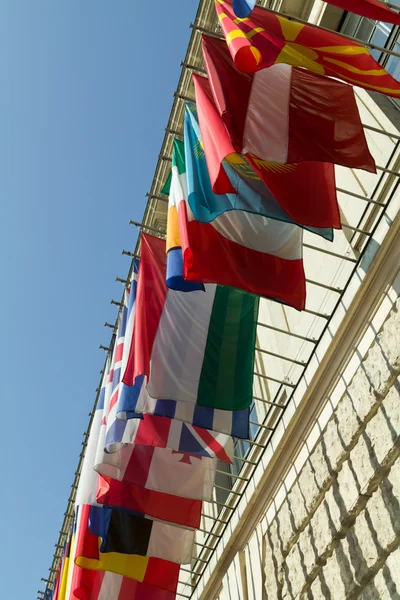 Διεθνείς σημαίες — Φωτογραφία Αρχείου