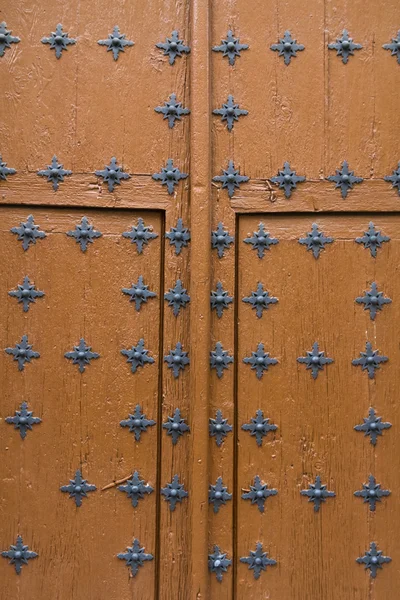 Hiszpański Stare drzwi — Zdjęcie stockowe