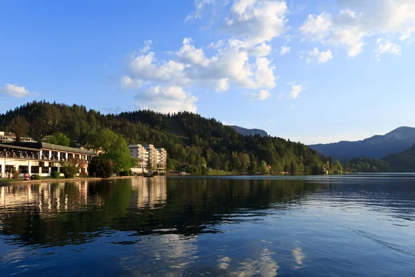 Bled and its hotels — Stock Photo, Image