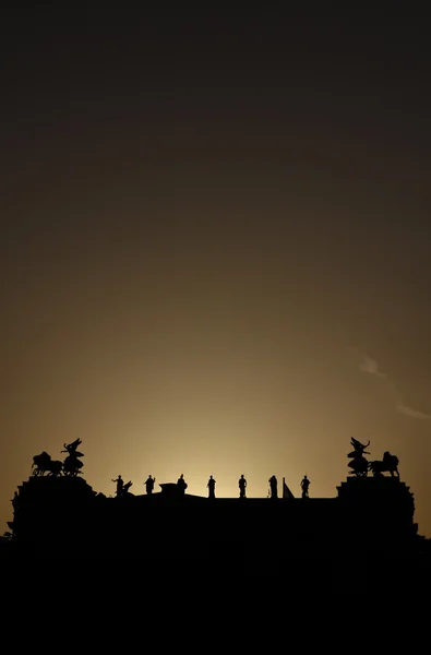 stock image Austrian parliament silhouette