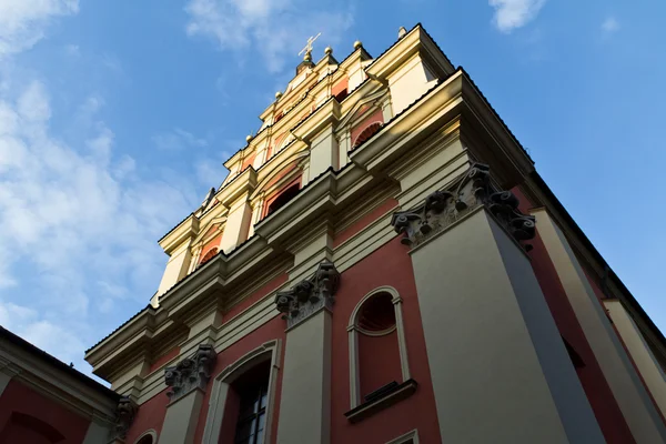 Иезуитская церковь Варшавы — стоковое фото