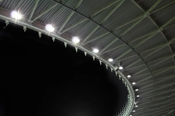 Stadium roof at night — Stock Photo, Image