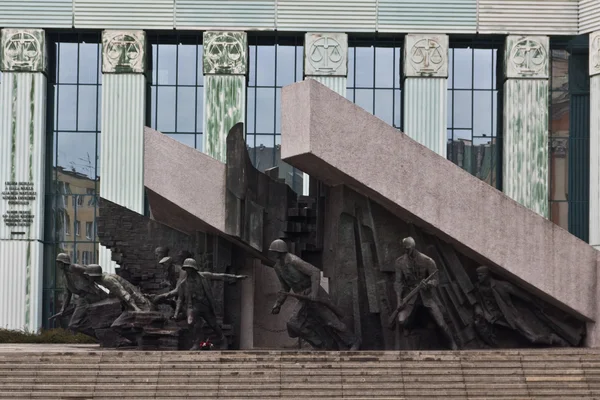 Revolta de Varsóvia memorial — Fotografia de Stock