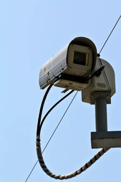 Câmera de vigilância pública — Fotografia de Stock
