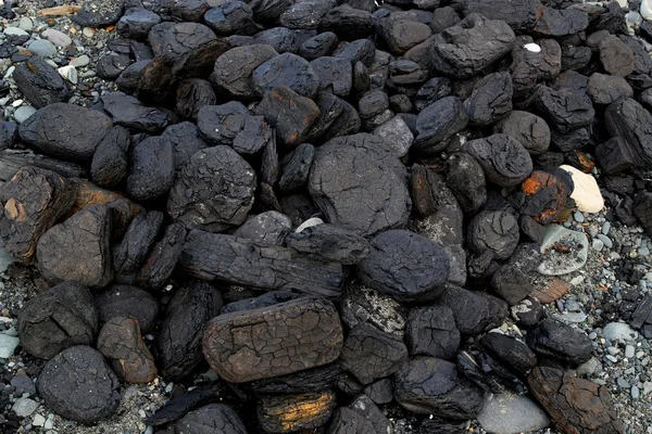 Természetes szén halom — Stock Fotó