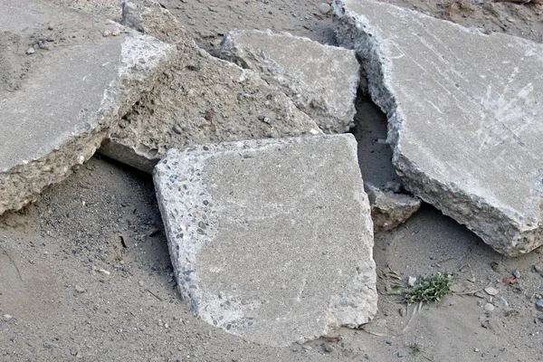 Broken concrete — Stock Photo, Image
