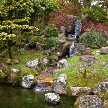 The Japanese Tea Garden in Golden Gate Park, San Francisco. clipart