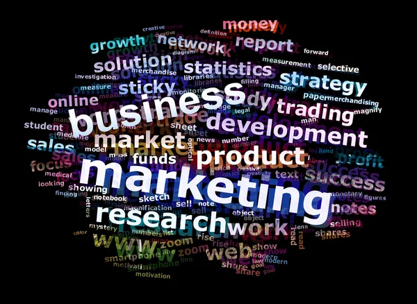 Stock image Business Marketing Word Cloud Concept