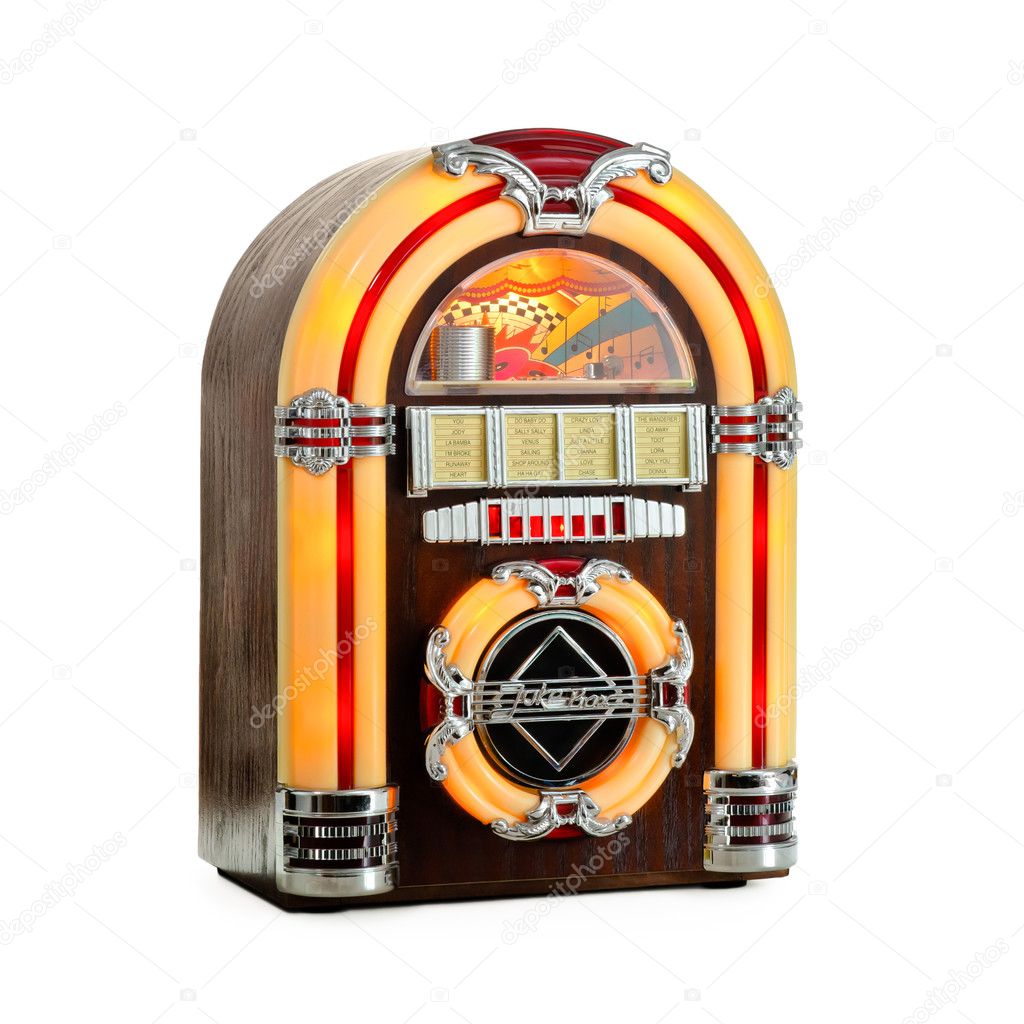Download Retro Jukebox isolated — Stock Photo © agcuesta1 #9814982
