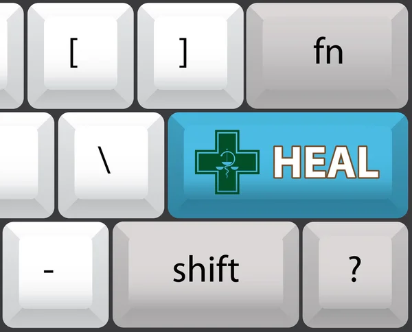 Heal key — Stock Vector
