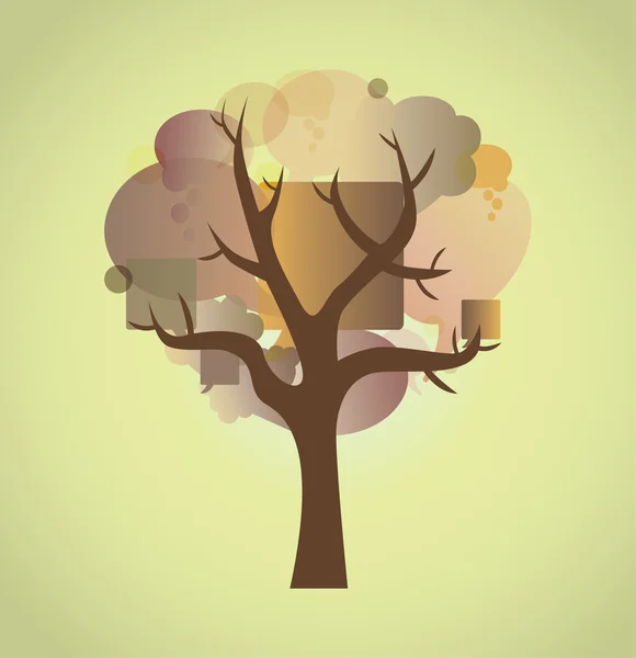 Drzewo pęcherzyków — Wektor stockowy