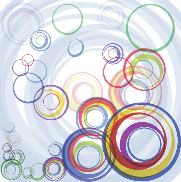 Abstract color circles — Stock Vector