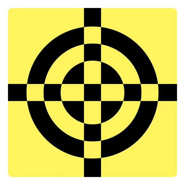 Croshair szimbólum — Stock Vector