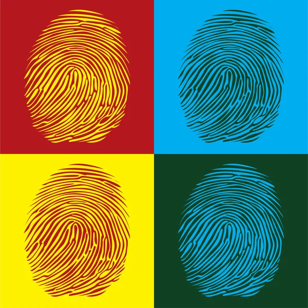 Fingerprints — Stock Vector