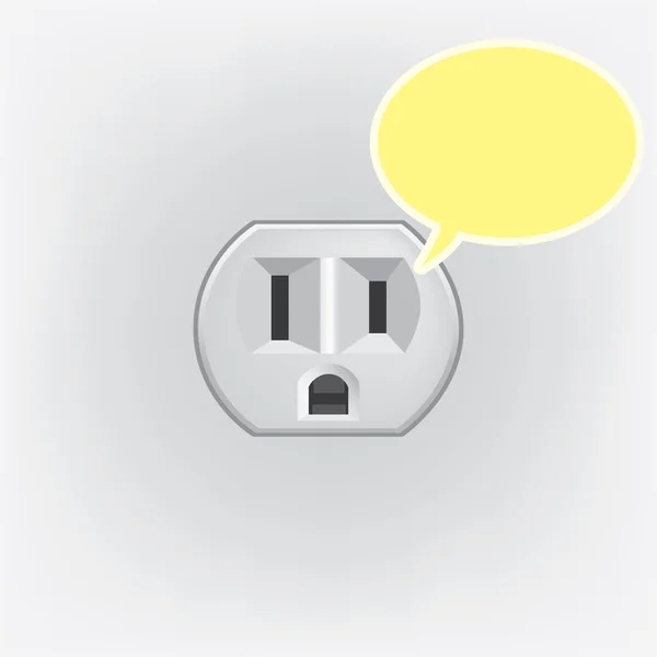 ABD elektrik ev outlet — Stok Vektör