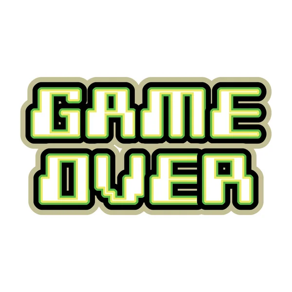 Game over concept — Stock Vector