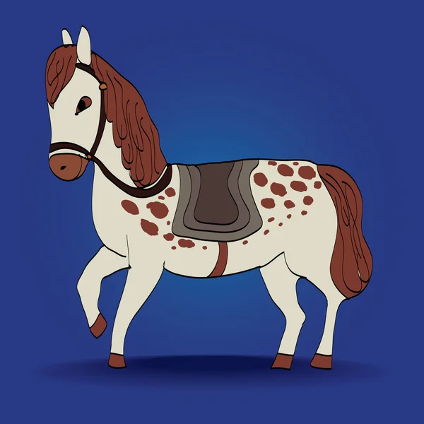 Illustration av häst — Stock vektor