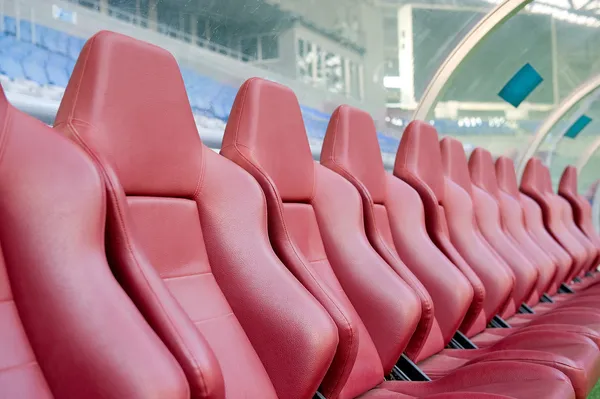 Leather seats for coaches — Stock Photo, Image