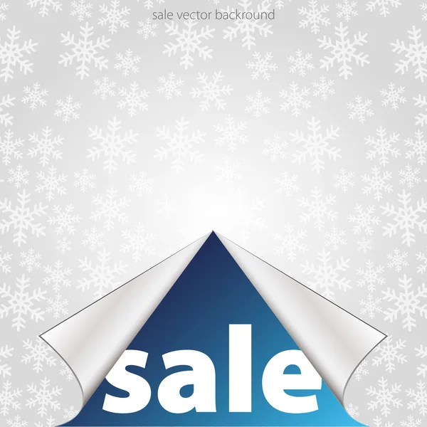 Christmas background with white snowflakes and place for your text — Stock Photo, Image