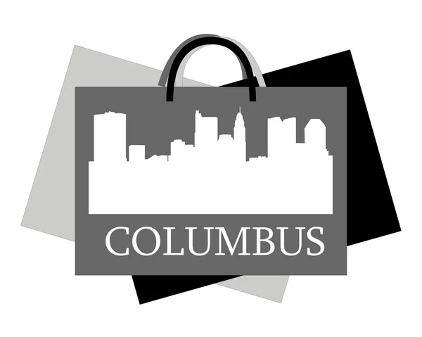 Colombo shopping — Vettoriale Stock