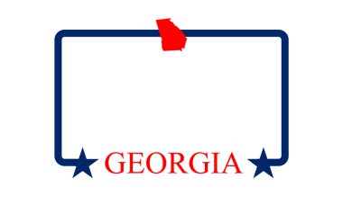 Georgia frame clipart