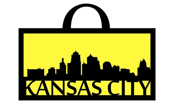 Kansas City shopping — Stok Vektör