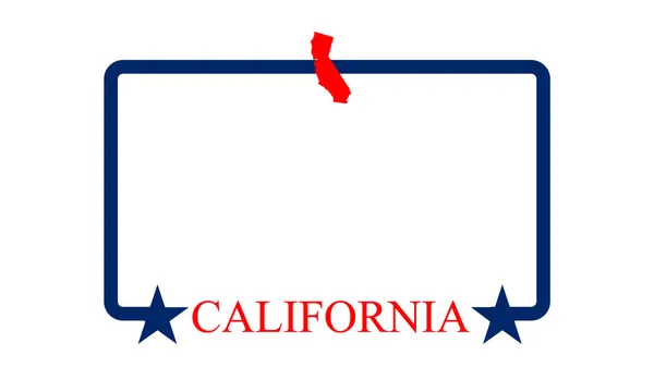California frame — Stok Vektör