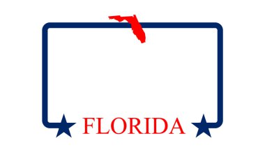 Florida frame clipart