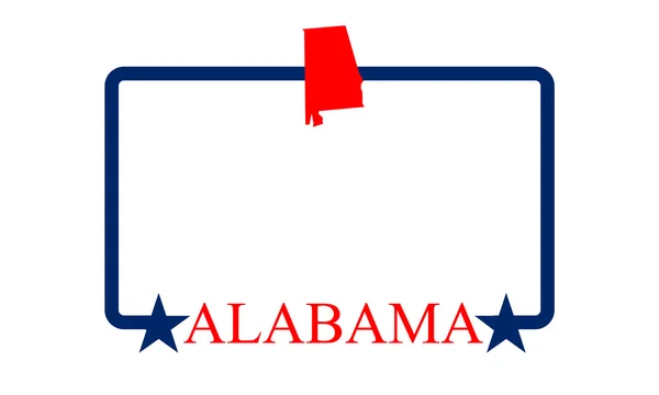 Alabama ramki — Wektor stockowy