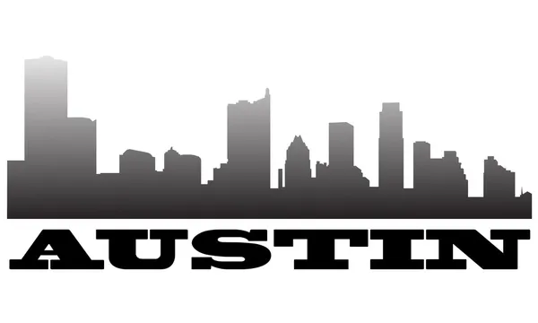 Skyline de Austin —  Vetores de Stock