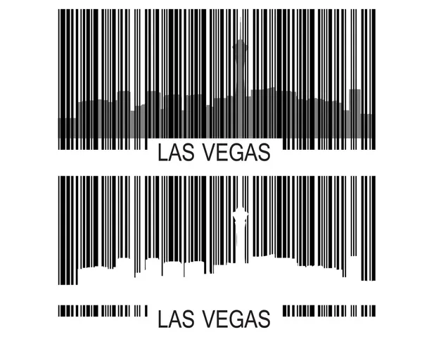 Las Vegas Barcode — Stockvector