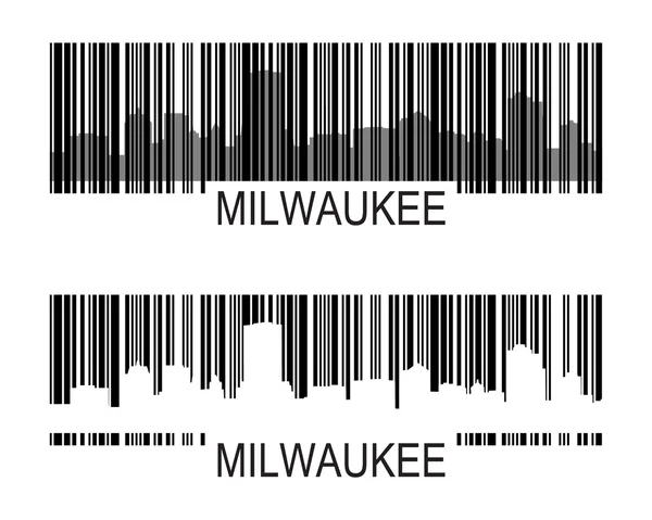 Milwaukee streckkod — Stock vektor