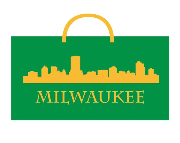 Compras en Milwaukee — Vector de stock