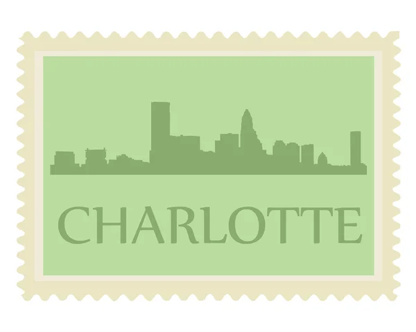 Charlotte stämpel — Stock vektor