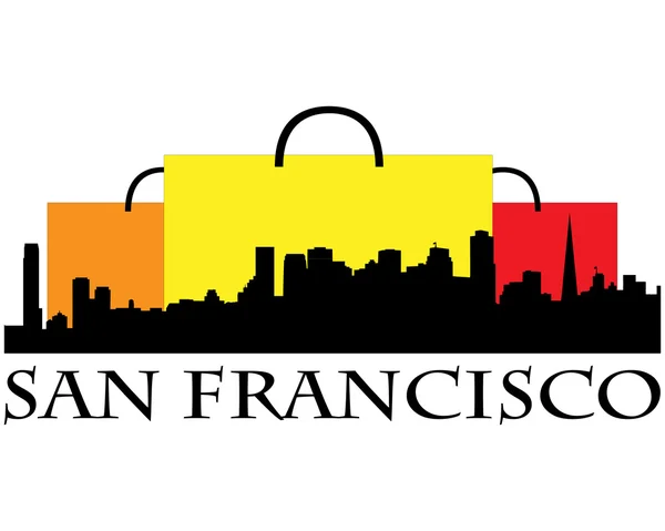 Магазины Сан-Франциско — стоковый вектор